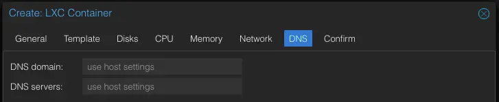 DNS Settings setzen