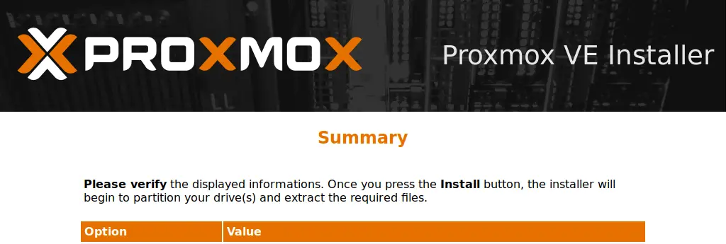 Proxmox Installation - Zusammenfassung